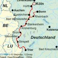 JAKOBSWEG VIA COLONIENSIS - Wanderführer Wanderführer