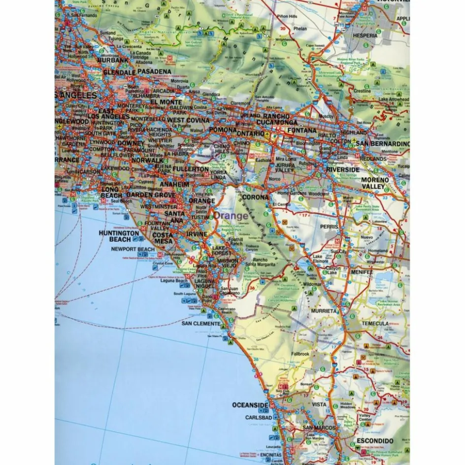Discount KALIFORNIEN 1:600.000 - Straßenkarte Straßenkarten|Straßenkarten