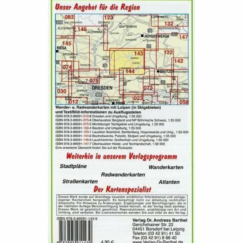 Discount KAMENZ, PULSNITZ, KÖNIGSBRÜCK UND UMGEBUNG - Wanderkarte Fahrradkarten|Wanderkarten Und Winterkarten