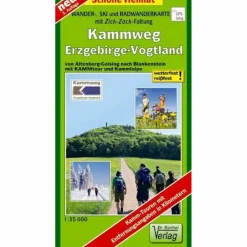 Outlet KAMMWEG ERZGEBIRGE-VOGTLAND 1:35.000 - Winterwanderkarte Fahrradkarten|Winterkarten