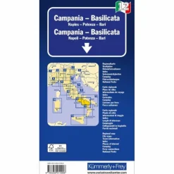 Sale KAMPANIEN - BASILICATA NR. 12 REGIONALKARTE ITALIEN - Straßenkarte Straßenkarten|Straßenkarten