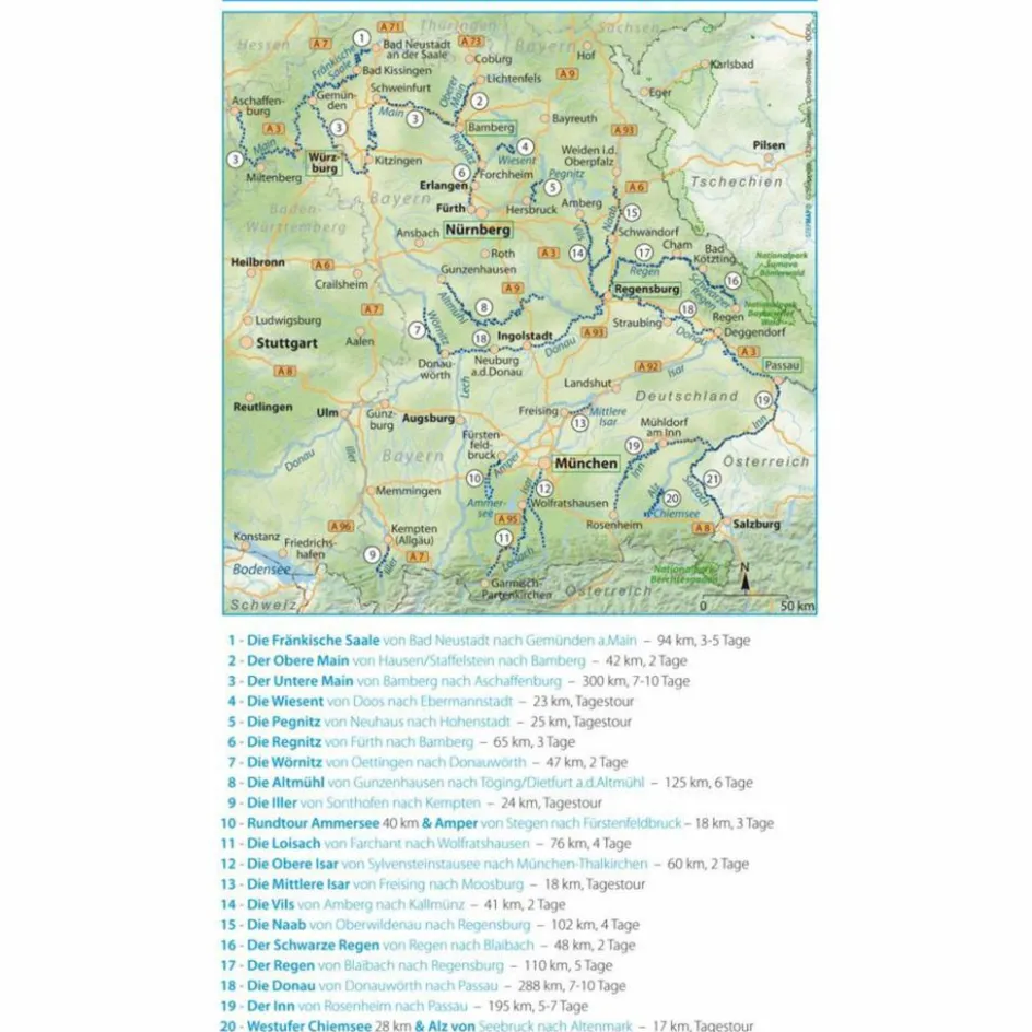 Hot KANU KOMPASS BAYERN - Gewässerführer Wassersportführer Und Paddeltechnik