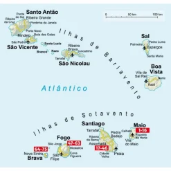 KAPVERDEN SÜD: MAIO, SANTIAGO, FOGO, BRAVA - Wanderführer Wanderführer