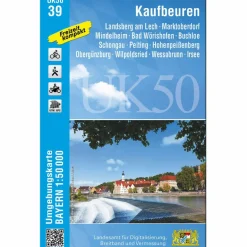 Online KAUFBEUREN 1 : 50 000 (UK50-39) Wanderkarten Und Winterkarten|Wanderkarten Und Winterkarten