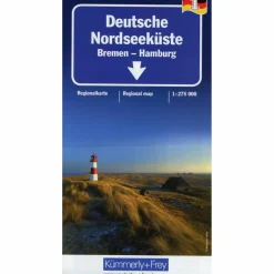 Straßenkarten|Straßenkarten^K+F DEUTSCHE NORDSEEKÜSTE 1 : 275.000 - Straßenkarte