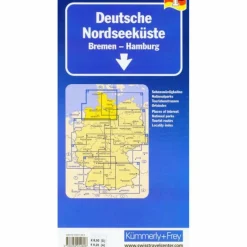 Straßenkarten|Straßenkarten^K+F DEUTSCHE NORDSEEKÜSTE 1 : 275.000 - Straßenkarte