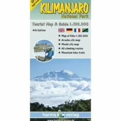 New KILIMANJARO NATIONAL PARK TOURIST MAP & GUIDE 1 : 100.000 - Wanderkarte Rund Ums Bergsteigen|Wanderkarten Und Winterkarten