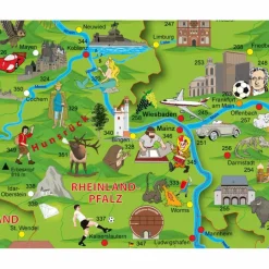 Online KINDER DEUTSCHLANDKARTE POSTER Wandkarten Und Poster