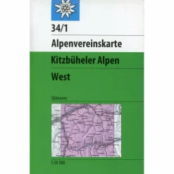 KITZBÜHLER ALPEN WEST SKIAUSGABE - Winterwanderkarte Winterkarten|Wanderkarten Und Winterkarten