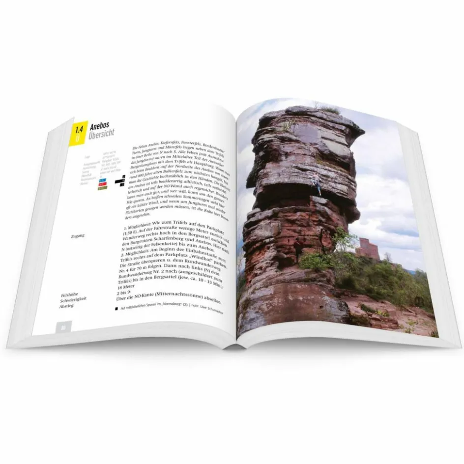 Sale KLETTERFÜHRER PFALZ INKL APP - Kletterführer Sportklettern: Kletterführer, Training Und Techniken