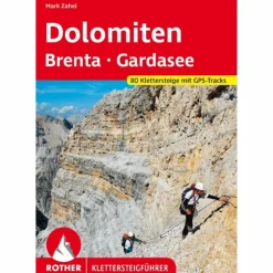 New KLETTERSTEIGE DOLOMITEN - BRENTA - GARDASEE Klettersteigführer