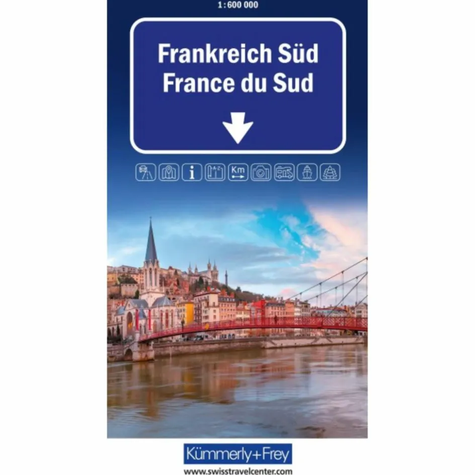 Clearance KÜMMERLY+FREY STRASSENKARTE FRANKREICH SÜD 1:600.000 Straßenkarten|Straßenkarten