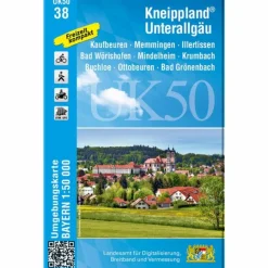 Clearance KNEIPPLAND UNTERALLGÄU 1 : 50 000 (UK50-38) Wanderkarten Und Winterkarten|Wanderkarten Und Winterkarten