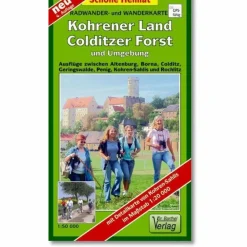 Fahrradkarten|Wanderkarten Und Winterkarten^KOHRENER LAND, COLDITZER FORST UND UMGEBUNG - Wanderkarte