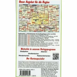 Fahrradkarten|Wanderkarten Und Winterkarten^KOHRENER LAND, COLDITZER FORST UND UMGEBUNG - Wanderkarte