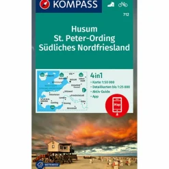Wanderkarten Und Winterkarten|Wanderkarten Und Winterkarten^KOKA 712 HUSUM, ST. PETER-ORDING - Wanderkarte