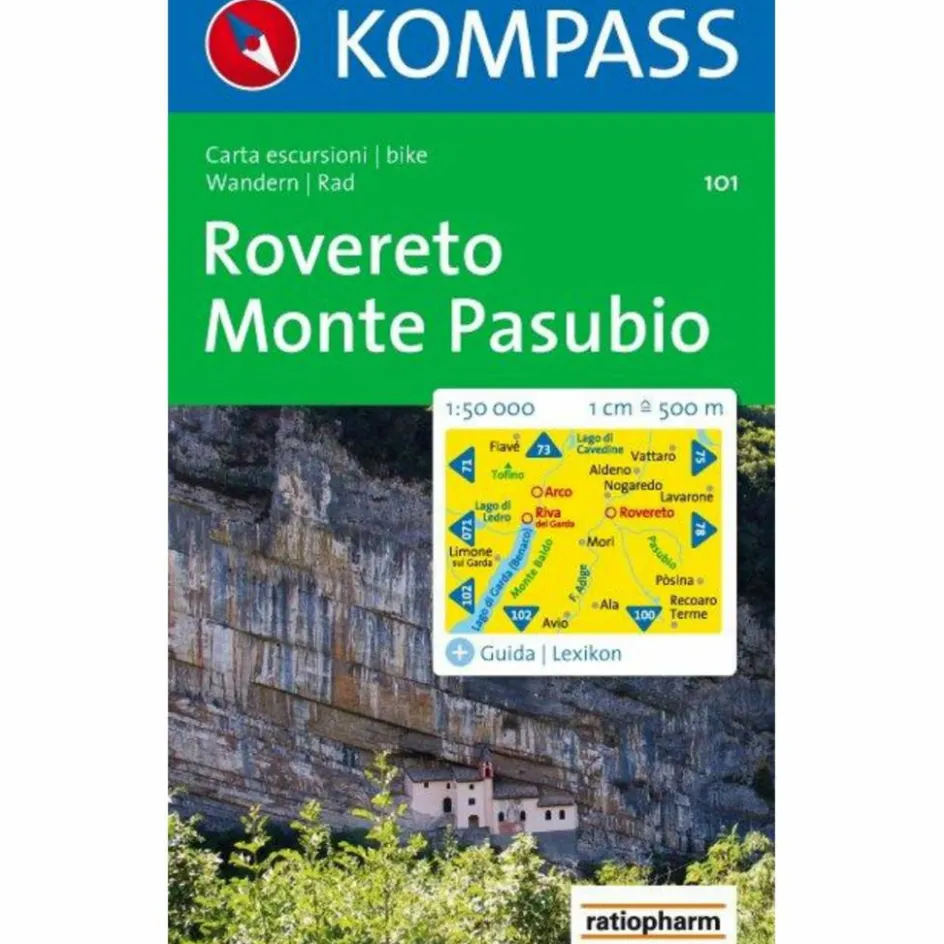 Best KOKA-101 ROVERETO / MONTE PASUBIO - Wanderkarte Wanderkarten Und Winterkarten|Wanderkarten Und Winterkarten