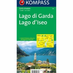 Discount KOMPASS AUTOKARTE GARDASEE - ISEOSEE - Wanderkarte Wanderkarten Und Winterkarten|Wanderkarten Und Winterkarten