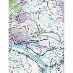 Outlet KOMPASS FAHRRADKARTE KREIS KLEVE MIT GELDERN, MOERS, VENLO 1 - Fahrradkarte Fahrradkarten|Fahrradkarten