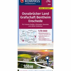 Online KOMPASS FAHRRADKARTE OSNABRÜCKER LAND, GRAFSCHAFT BENTHEIM Fahrradkarten|Fahrradkarten
