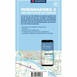 Fahrradkarten|Fahrradkarten^KOMPASS FAHRRAD-TOURENKARTE RHEINRADWEG 3