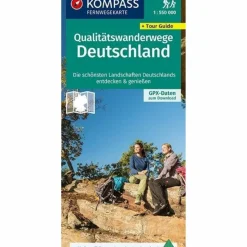 Sale KOMPASS FERNWEGEKARTE QUALITÄTSWANDERWEGE DEUTSCHLAND - Wanderkarte Wanderkarten Und Winterkarten|Wanderkarten Und Winterkarten