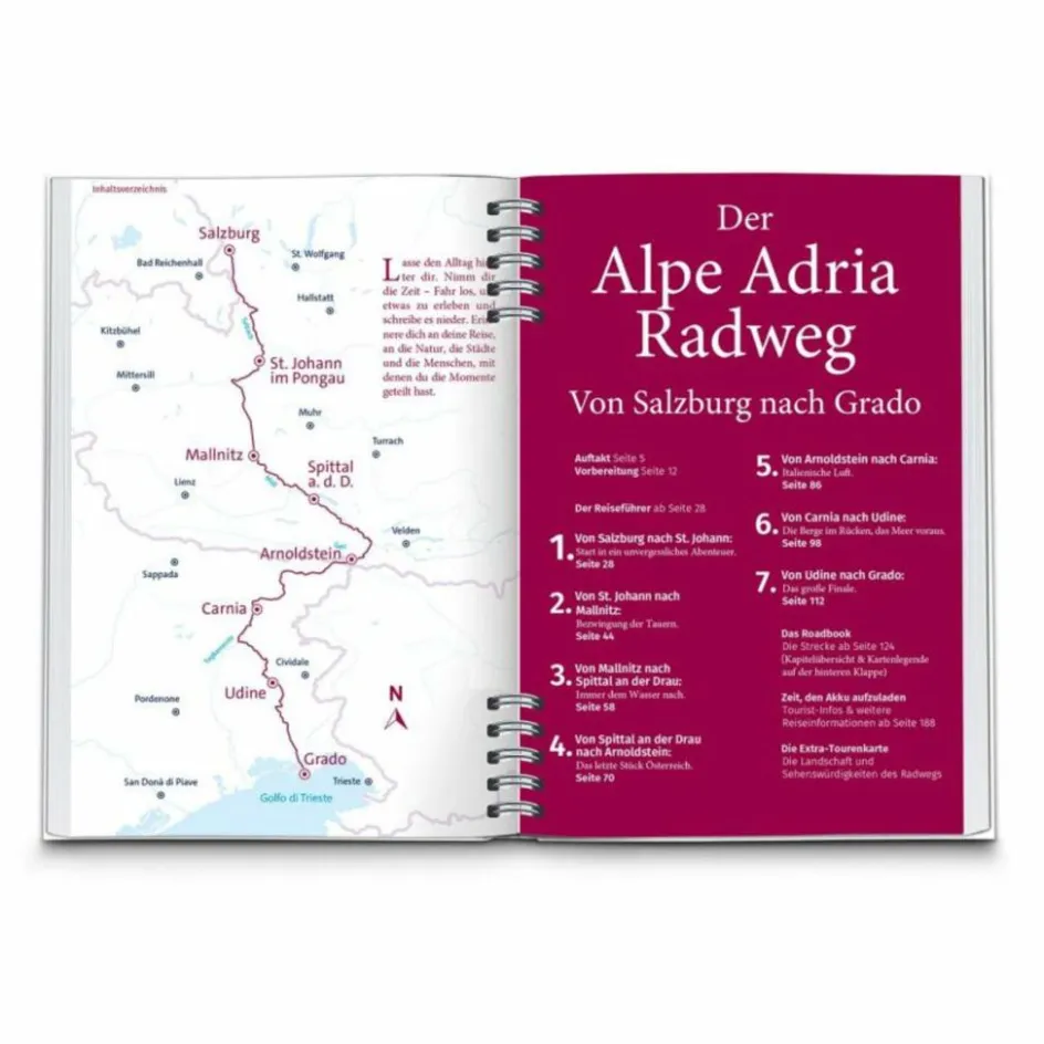 Radwanderführer Und Mountainbikeführer^KOMPASS RADREISEFÜHRER ALPE ADRIA RADWEG - Radwanderführer