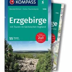 KOMPASS WANDERFÜHRER 5266 ERZGEBIRGE, 55 TOUREN Wanderführer