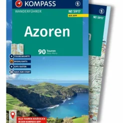 Wanderführer^KOMPASS WANDERFÜHRER AZOREN, 90 TOUREN MIT EXTRA-TOURENKARTE - Wanderführer