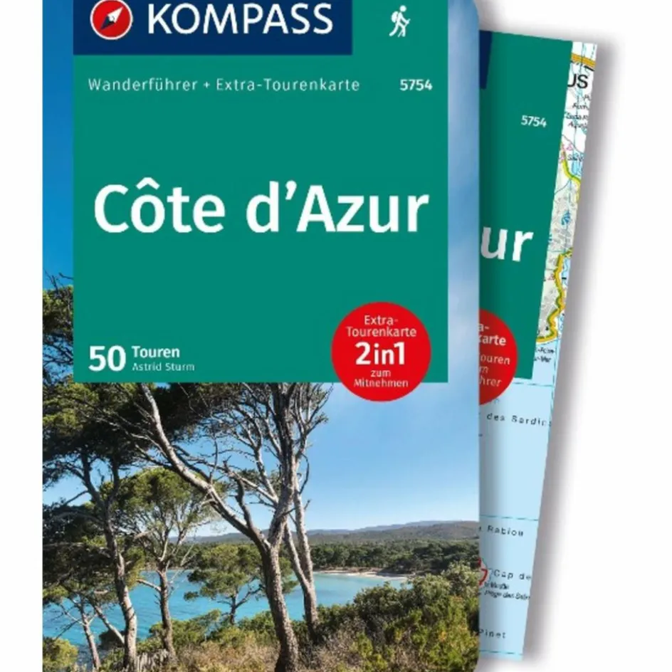 Best KOMPASS WANDERFÜHRER CÔTE D'AZUR Wanderführer