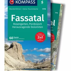 Wanderführer^KOMPASS WANDERFÜHRER FASSATAL, ROSENGARTEN, 60 TOUREN