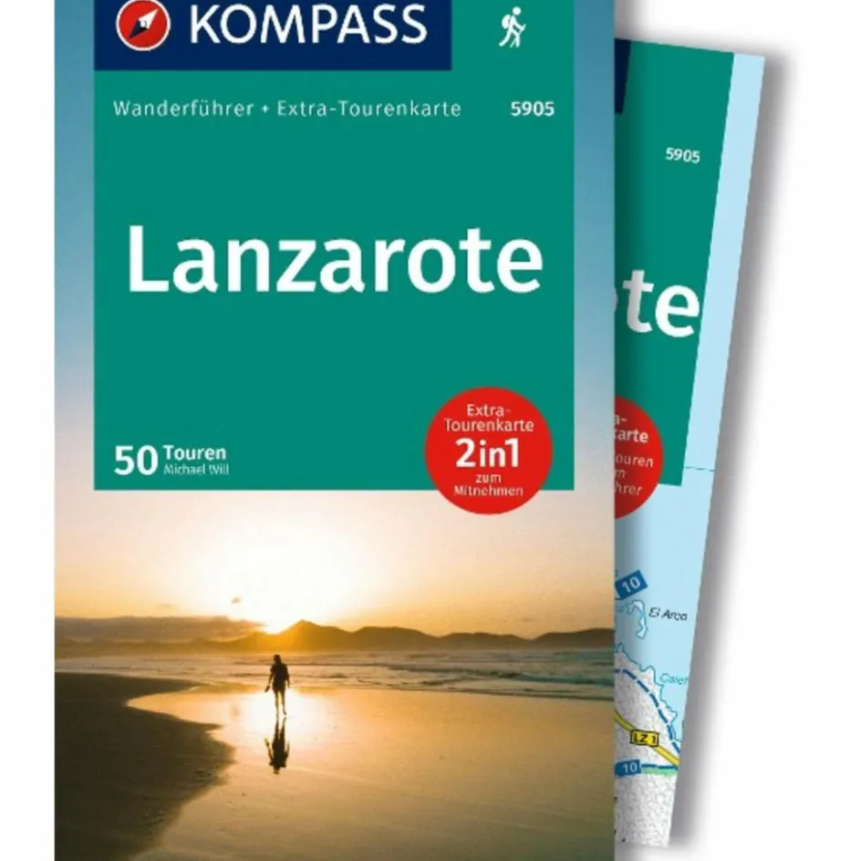 Discount KOMPASS WANDERFÜHRER LANZAROTE, 50 TOUREN Wanderführer