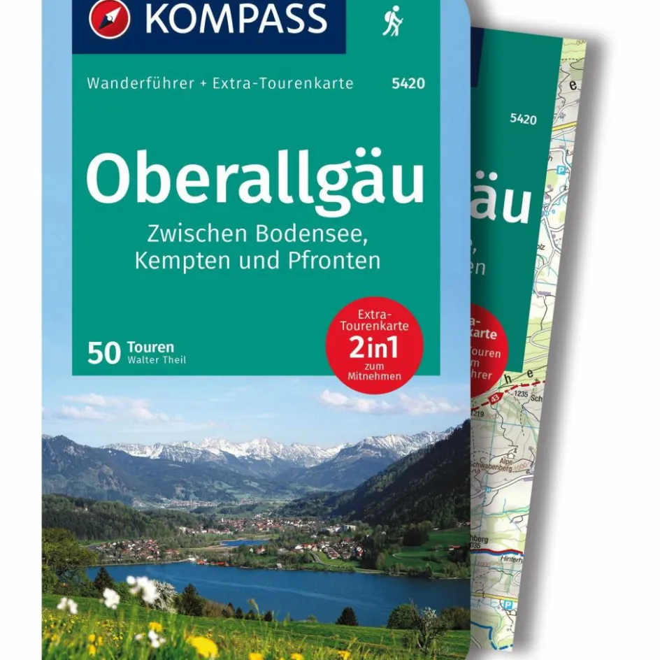 Best KOMPASS WANDERFÜHRER OBERALLGÄU, 50 TOUREN Wanderführer