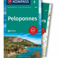 Wanderführer^KOMPASS WANDERFÜHRER PELOPONNES, 55 TOUREN