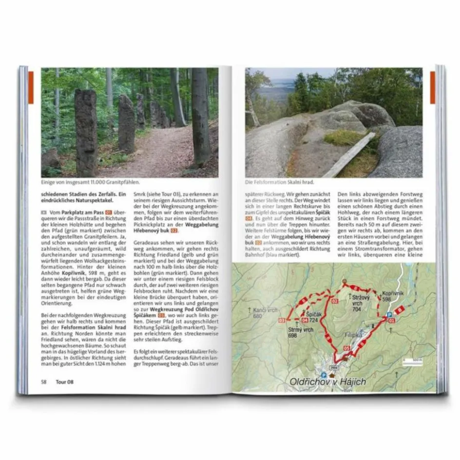 Wanderführer^KOMPASS WANDERFÜHRER RIESENGEBIRGE MIT ISERGEBIRGE 55 TOUREN