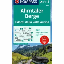 Wanderkarten Und Winterkarten|Wanderkarten Und Winterkarten^KOMPASS WANDERKARTE 082 AHRNTALER BERGE