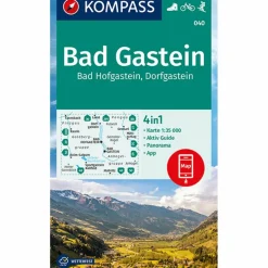 Wanderkarten Und Winterkarten|Wanderkarten Und Winterkarten^KOMPASS WANDERKARTE 040 BAD GASTEIN, BAD HOFGASTEIN