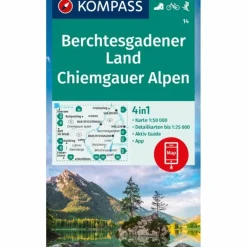 Wanderkarten Und Winterkarten|Wanderkarten Und Winterkarten^KOMPASS WANDERKARTE 14 BERCHTESGADENER LAND