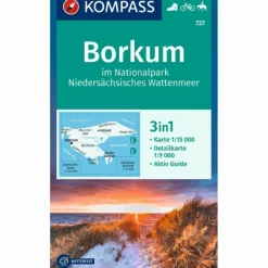 Discount KOMPASS WANDERKARTE 727 BORKUM Wanderkarten Und Winterkarten|Wanderkarten Und Winterkarten