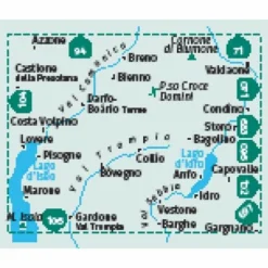 Wanderkarten Und Winterkarten|Wanderkarten Und Winterkarten^KOMPASS WANDERKARTE 103 LE TRE VALLI BRESCIANE 1:50.000