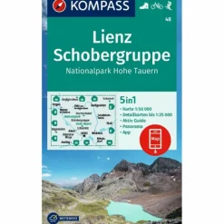 Wanderkarten Und Winterkarten|Wanderkarten Und Winterkarten^KOMPASS WANDERKARTE 48 LIENZ, SCHOBERGRUPPE, NP HOHE TAUERN