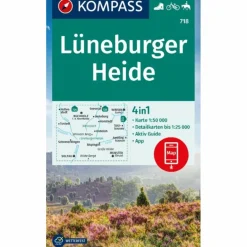Best KOMPASS WANDERKARTE 718 LÜNEBURGER HEIDE 1:50.000 Wanderkarten Und Winterkarten|Wanderkarten Und Winterkarten