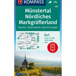 Clearance KOMPASS WANDERKARTE 890 MÜNSTERTAL, NÖRDL. MARKGRÄFLERLAND Wanderkarten Und Winterkarten|Wanderkarten Und Winterkarten