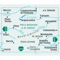 Hot KOMPASS WANDERKARTE 2474 MONTI SIBILLINI NEL PARCO NAZIONALE Wanderkarten Und Winterkarten|Wanderkarten Und Winterkarten