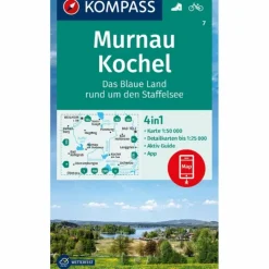 Clearance KOMPASS WANDERKARTE 7 MURNAU, KOCHEL Wanderkarten Und Winterkarten|Wanderkarten Und Winterkarten