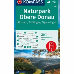 Outlet KOMPASS WANDERKARTE 781 NATURPARK OBERE DONAU - ALBSTADT Wanderkarten Und Winterkarten|Wanderkarten Und Winterkarten
