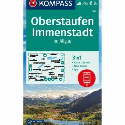 Discount KOMPASS WANDERKARTE 02 OBERSTAUFEN, IMMENSTADT IM ALLGÄU Wanderkarten Und Winterkarten|Wanderkarten Und Winterkarten