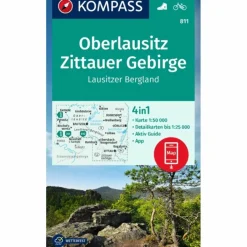 Hot KOMPASS WANDERKARTE 811 OBERLAUSITZ, ZITTAUER GEBIRGE Wanderkarten Und Winterkarten|Wanderkarten Und Winterkarten
