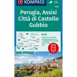 Sale KOMPASS WANDERKARTE 2464 PERUGIA, ASSISI, CITTÀ DI CASTELLO Wanderkarten Und Winterkarten|Wanderkarten Und Winterkarten