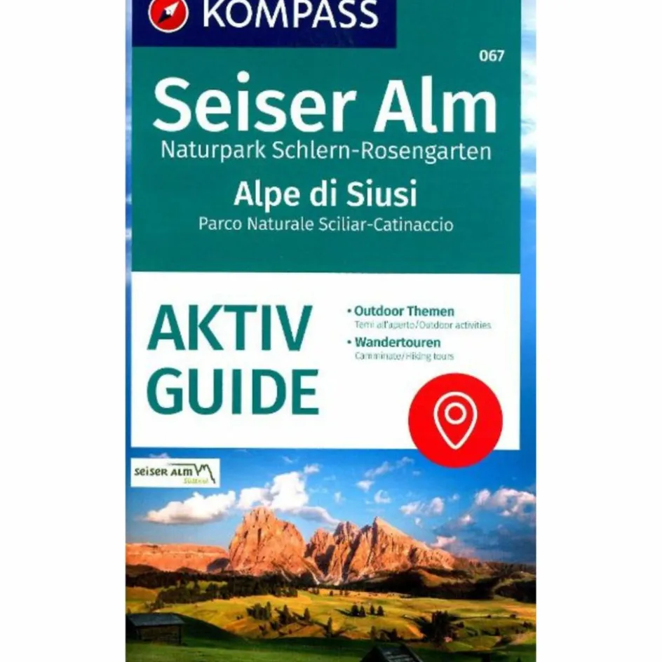 Wanderkarten Und Winterkarten|Wanderkarten Und Winterkarten^KOMPASS WANDERKARTE 067 SEISER ALM, SCHLERN-ROSENGARTEN